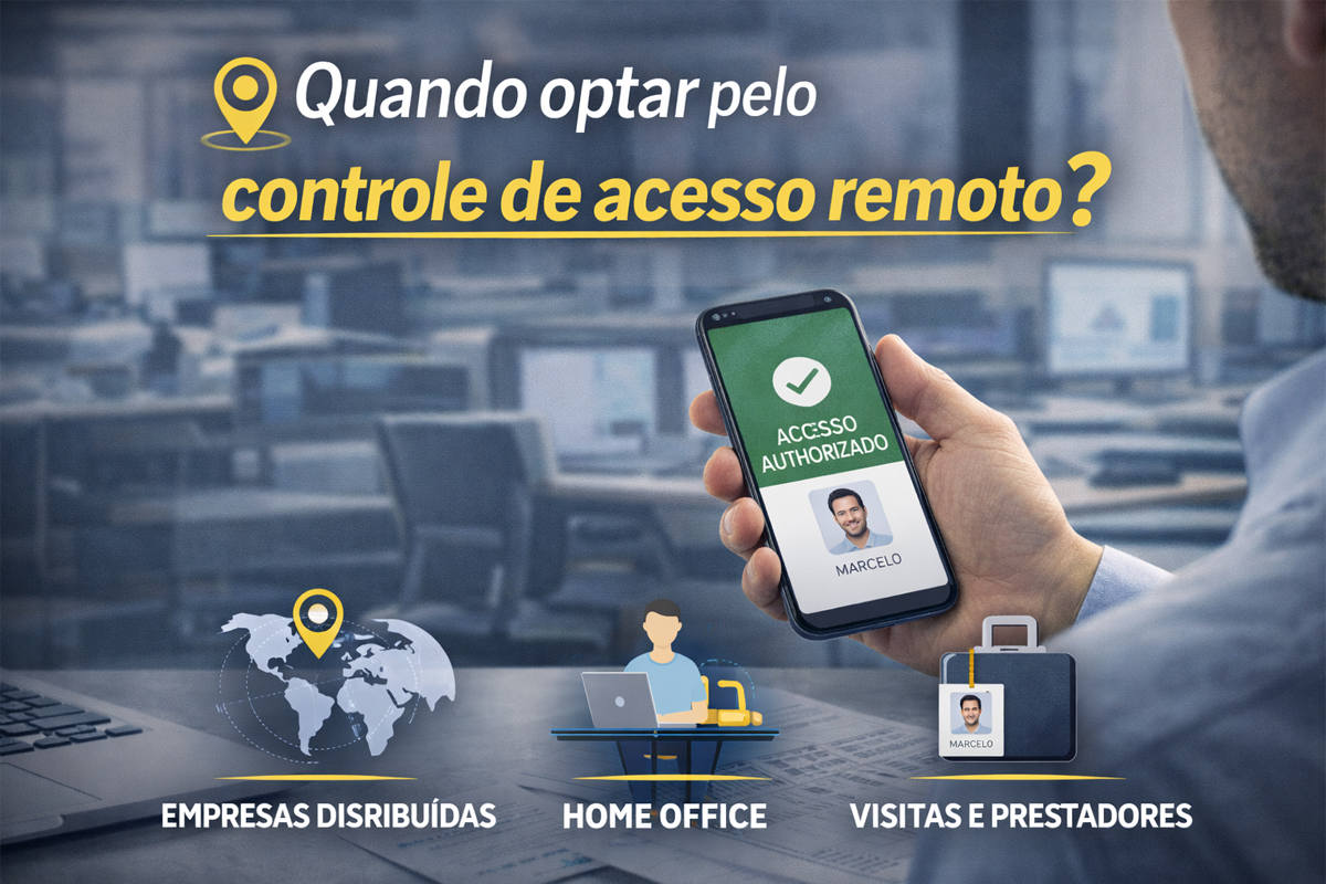 Quando optar pelo controle de acesso remoto