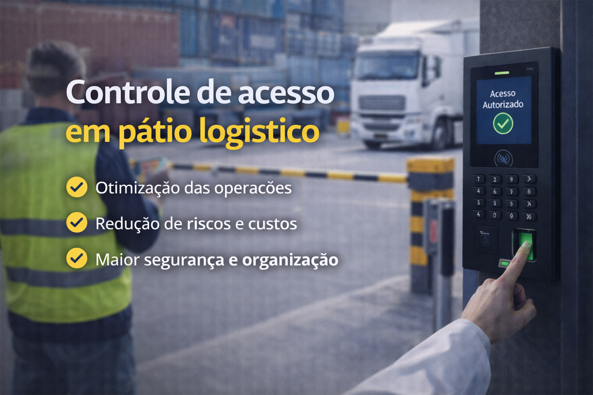 Gestão de acesso em pátio logístico
