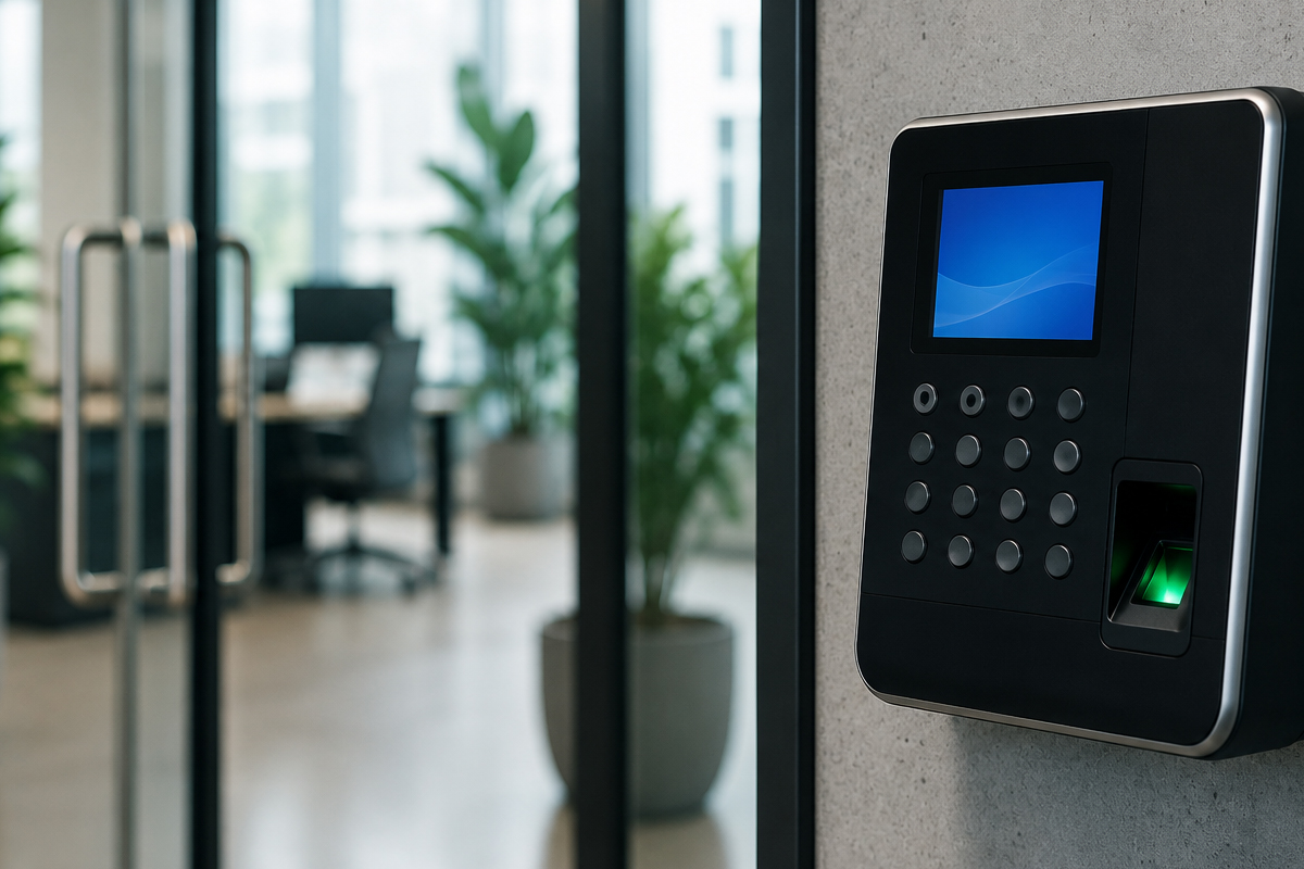 Relógio de ponto com biometria